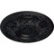 Ekena Millwork Granada Ceiling Medallion (Fits Canopies up to 7 1/8"), Hand-Painted Steel Gray, 23 1/2"OD x 2 3/4"P CM24GASGS - alternate 3